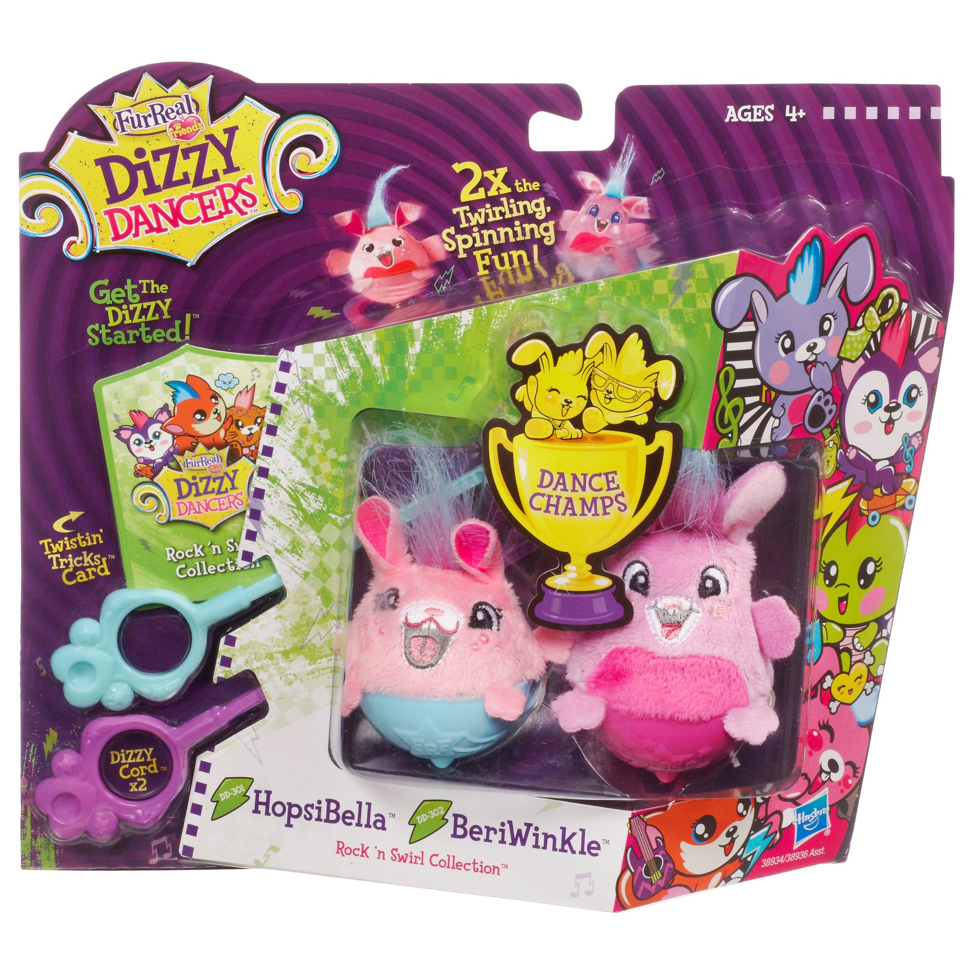 Furreal Friends Dizzy Dancers Dance Champs 2pk - BUNNY PACK